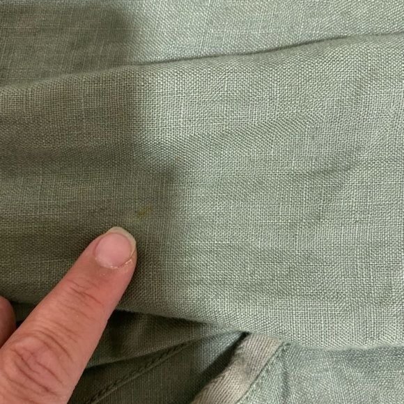 Michael Stars ladies green linen jacket lightweight full zip size XS - Picture 11 of 14